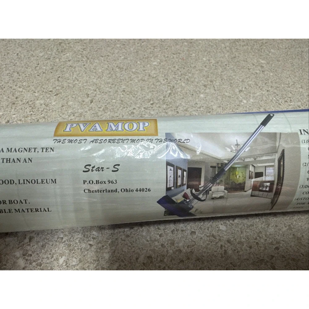 PVA Roller Sponge Mop Replacement Head New in Package